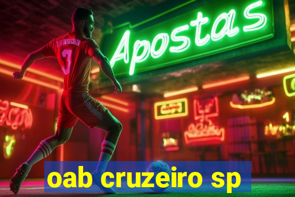 oab cruzeiro sp